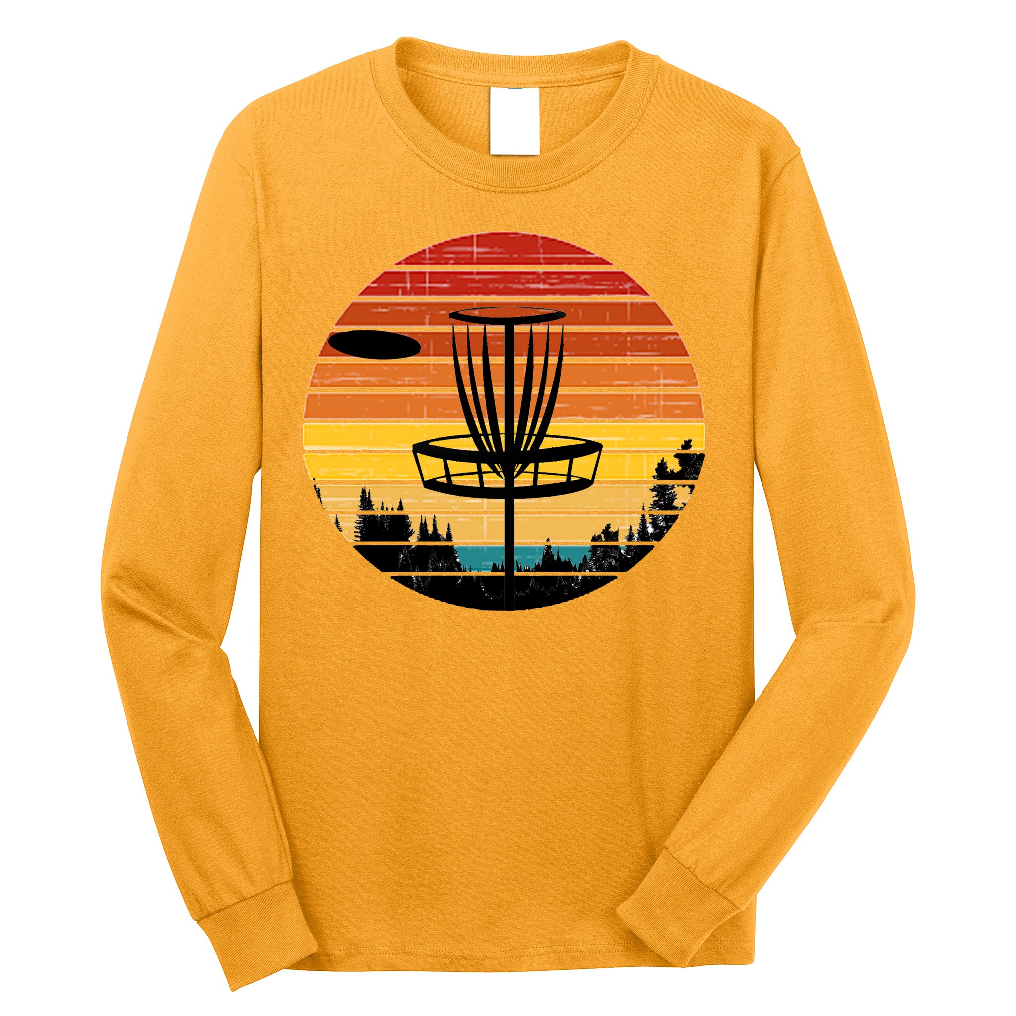 Vintage retro Frisbee Golf Long Sleeve Shirt