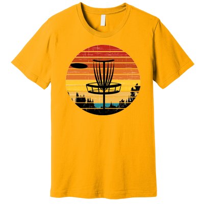 Vintage retro Frisbee Golf Premium T-Shirt