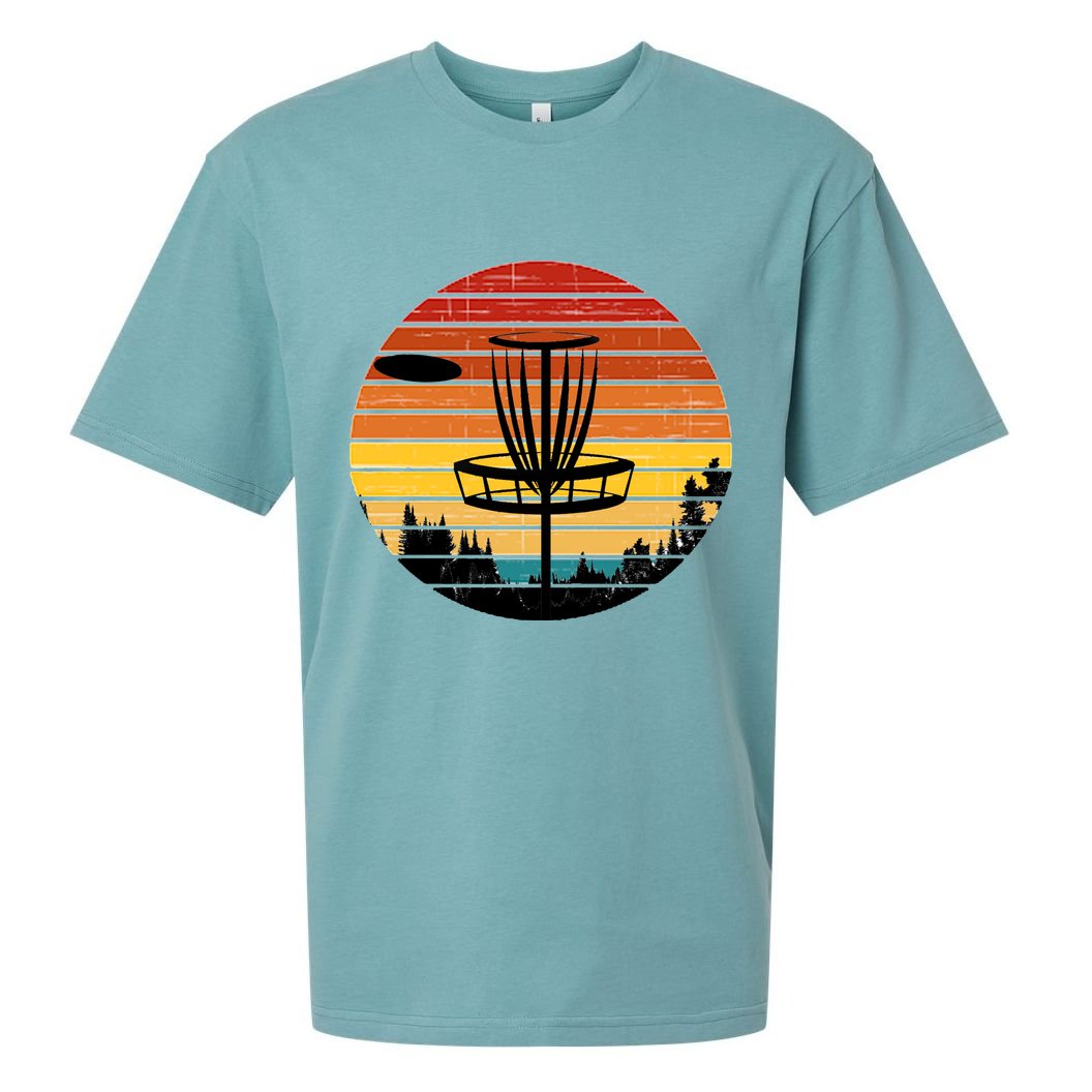 Vintage retro Frisbee Golf Sueded Cloud Jersey T-Shirt
