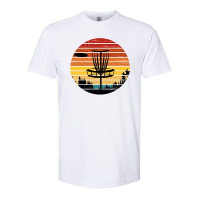 Vintage retro Frisbee Golf Softstyle CVC T-Shirt