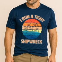 Vintage Retro I Run A Tight Shipwreck Performance Shirt