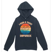 Vintage Retro I Run A Tight Shipwreck Urban Pullover Hoodie