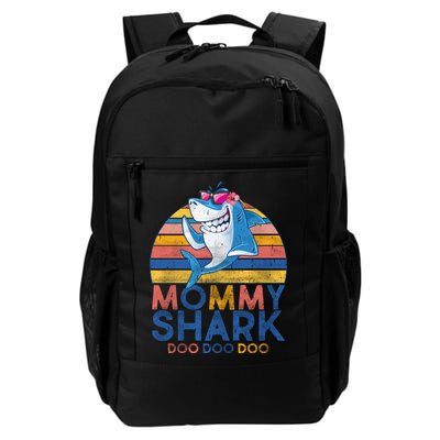 Vintage Retro Mommy Shark Doo Backpack