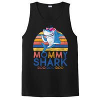 Vintage Retro Mommy Shark Doo PosiCharge Competitor Tank