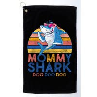 Vintage Retro Mommy Shark Doo Golf Towel