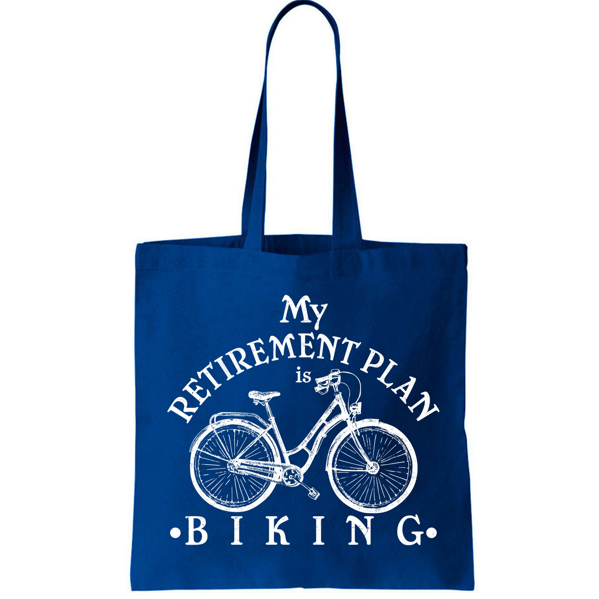 Vintage Retro My Retirement Plan Biking  Bag