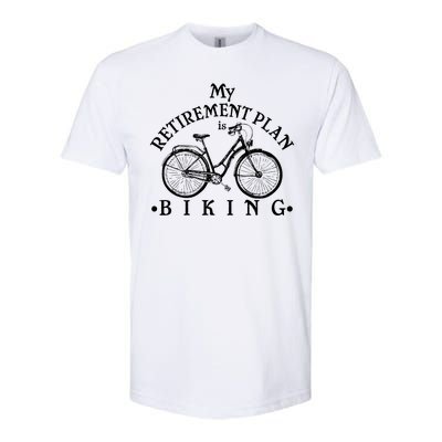 Vintage Retro My Retirement Plan Biking  Softstyle® CVC T-Shirt