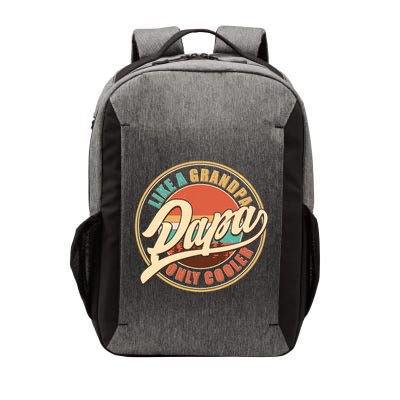 Vintage Retro Papa Like A Grandpa Only Cooler Vector Backpack