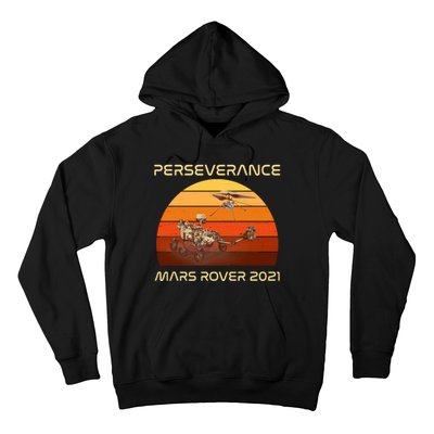 Vintage Retro Perseverance Mars Rover 2021 Hoodie