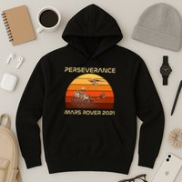 Vintage Retro Perseverance Mars Rover 2021 Hoodie