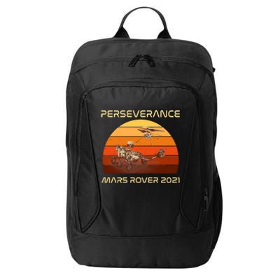 Vintage Retro Perseverance Mars Rover 2021 City Backpack