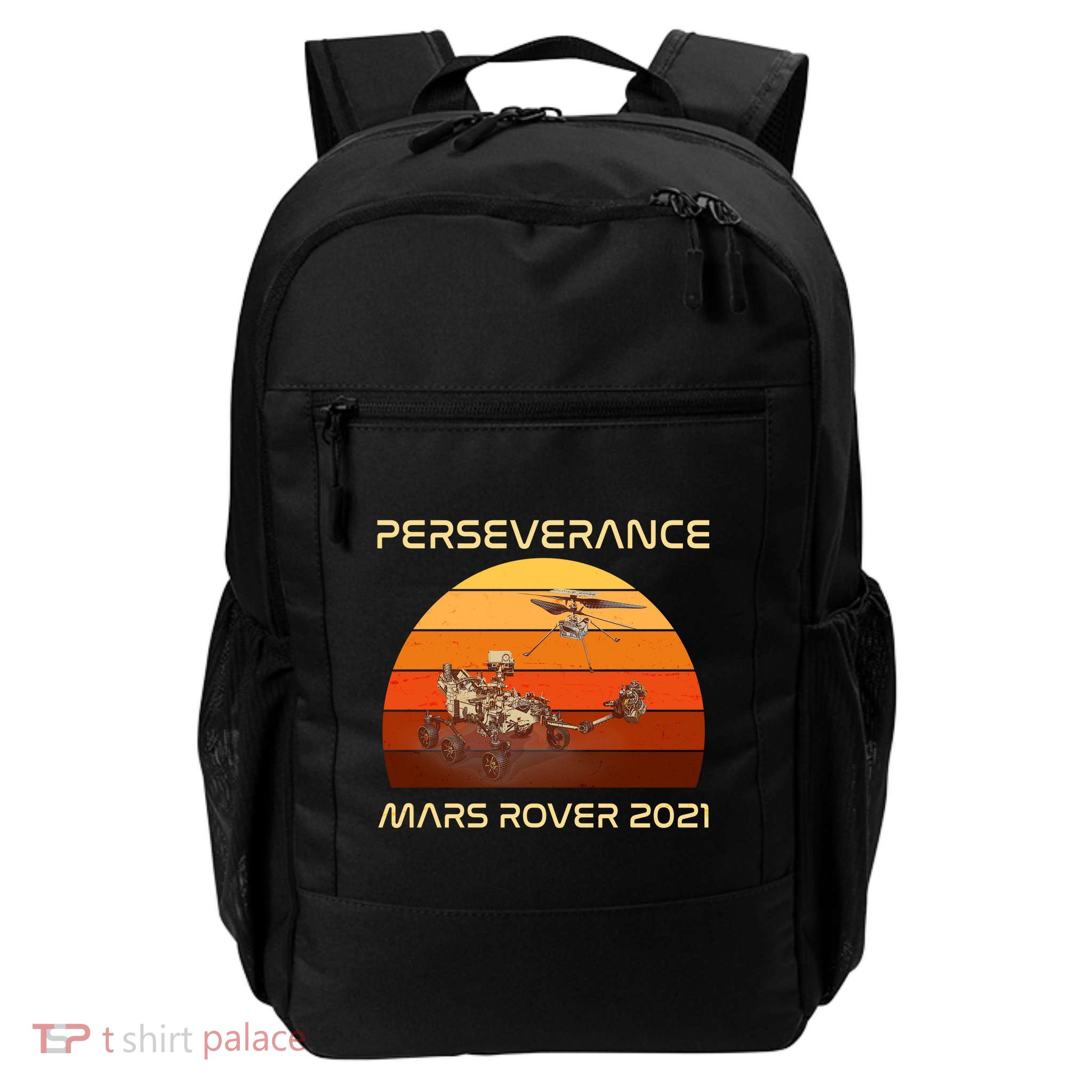 Vintage Retro Perseverance Mars Rover 2021 Daily Commute Backpack