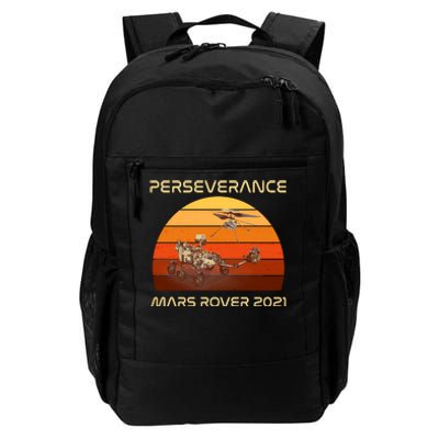 Vintage Retro Perseverance Mars Rover 2021 Daily Commute Backpack