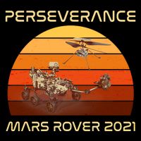 Vintage Retro Perseverance Mars Rover 2021 Bucket Hat