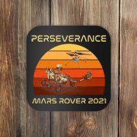 Vintage Retro Perseverance Mars Rover 2021 Coaster