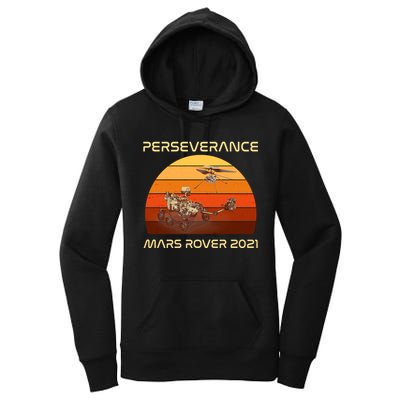 Vintage Retro Perseverance Mars Rover 2021 Women's Pullover Hoodie