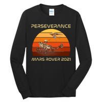 Vintage Retro Perseverance Mars Rover 2021 Tall Long Sleeve T-Shirt