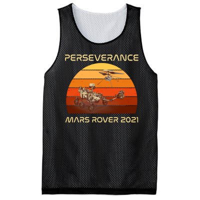 Vintage Retro Perseverance Mars Rover 2021 Mesh Reversible Basketball Jersey Tank