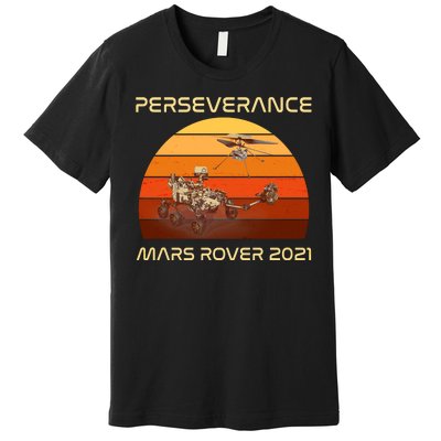 Vintage Retro Perseverance Mars Rover 2021 Premium T-Shirt