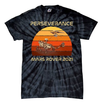 Vintage Retro Perseverance Mars Rover 2021 Tie-Dye T-Shirt