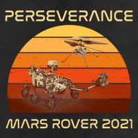 Vintage Retro Perseverance Mars Rover 2021 Trucker Hat