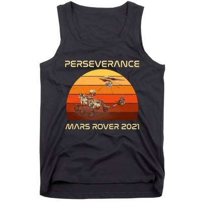 Vintage Retro Perseverance Mars Rover 2021 Tank Top