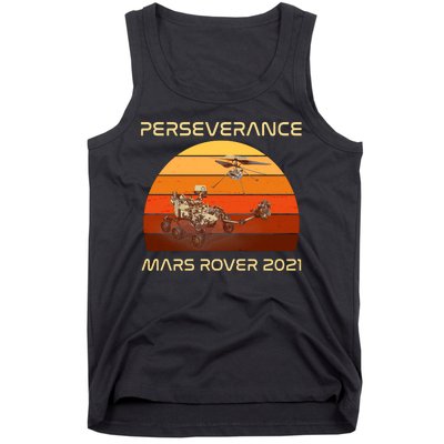 Vintage Retro Perseverance Mars Rover 2021 Tank Top