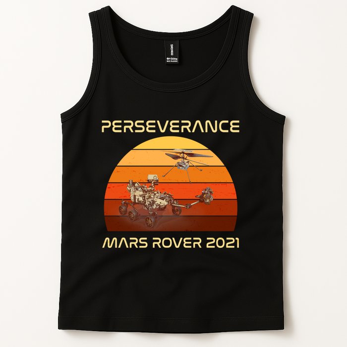 Vintage Retro Perseverance Mars Rover 2021 Tank Top