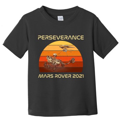 Vintage Retro Perseverance Mars Rover 2021 Toddler T-Shirt