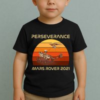 Vintage Retro Perseverance Mars Rover 2021 Toddler T-Shirt
