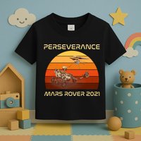 Vintage Retro Perseverance Mars Rover 2021 Toddler T-Shirt