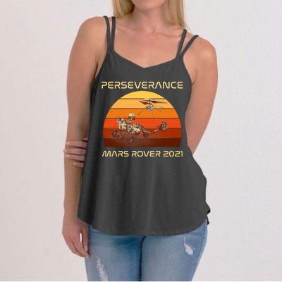 Vintage Retro Perseverance Mars Rover 2021 Women's Strappy Tank