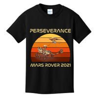 Vintage Retro Perseverance Mars Rover 2021 Kids T-Shirt