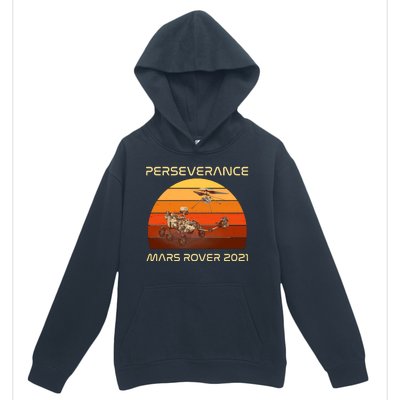 Vintage Retro Perseverance Mars Rover 2021 Urban Pullover Hoodie