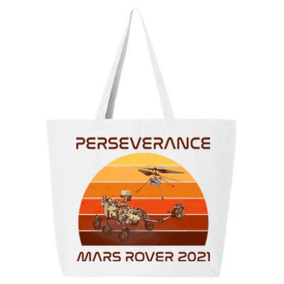 Vintage Retro Perseverance Mars Rover 2021 25L Jumbo Tote