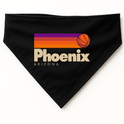Vintage Retro Phoenix Arizona Basketball Logo USA-Made Doggie Bandana