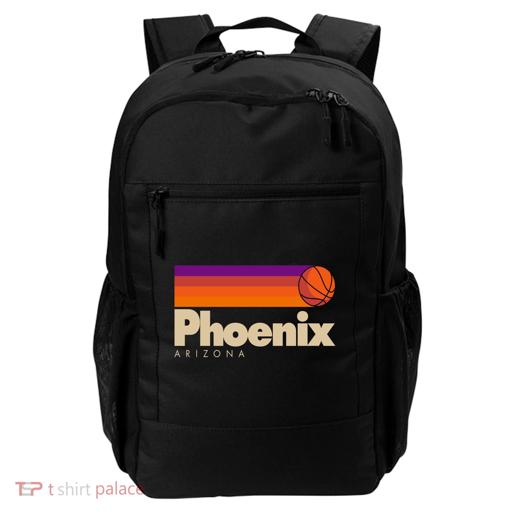 Vintage Retro Phoenix Arizona Basketball Logo Backpack