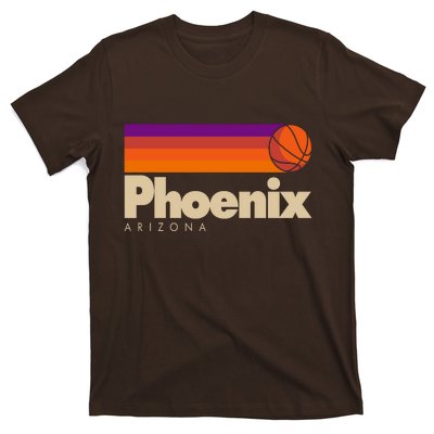 Vintage Retro Phoenix Arizona Basketball Logo T-Shirt