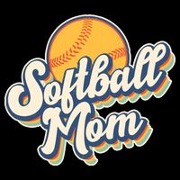 Vintage Retro Softball Mom Womens Tank Top