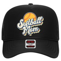 Vintage Retro Softball Mom Trucker Hat
