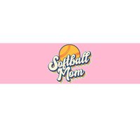 Vintage Retro Softball Mom Bumper Sticker