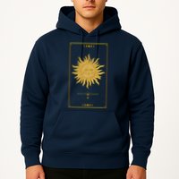 Vintage Retro Sun and Moon Tarot Card Hoodie