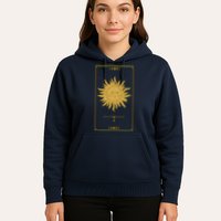 Vintage Retro Sun and Moon Tarot Card Hoodie