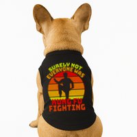 Vintage Retro Surely Not Everyone Was Kung Fu Fighting Doggie Tank