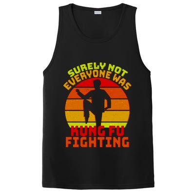 Vintage Retro Surely Not Everyone Was Kung Fu Fighting PosiCharge Competitor Tank