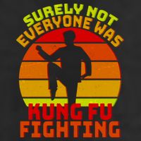 Vintage Retro Surely Not Everyone Was Kung Fu Fighting Hat