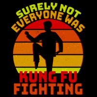 Vintage Retro Surely Not Everyone Was Kung Fu Fighting Wool Snapback Cap