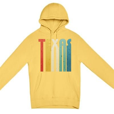 Vintage Retro Texas Premium Pullover Hoodie