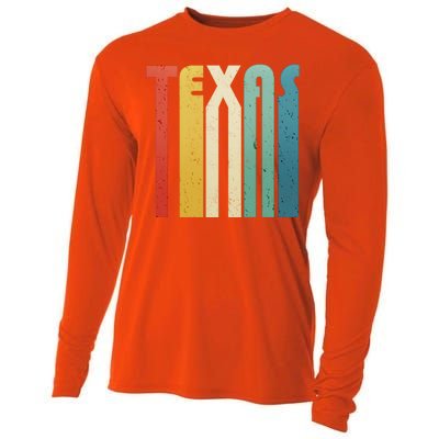 Vintage Retro Texas Cooling Performance Long Sleeve Crew