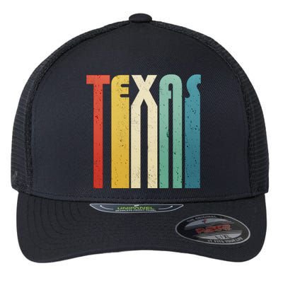 Vintage Retro Texas Flexfit Unipanel Trucker Cap